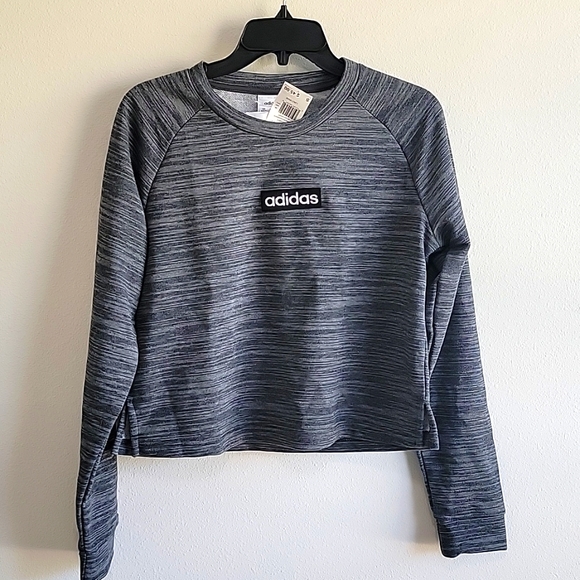 [*3 Items For $20 In Bundle*] New Adidas women's gray sweatshirt - Picture 1 of 5